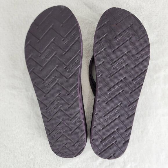 Fanture Flip-Flops Women EU41/US10 Purple Comfort Sandals Soft Fabric & Insole - Picture 8 of 9